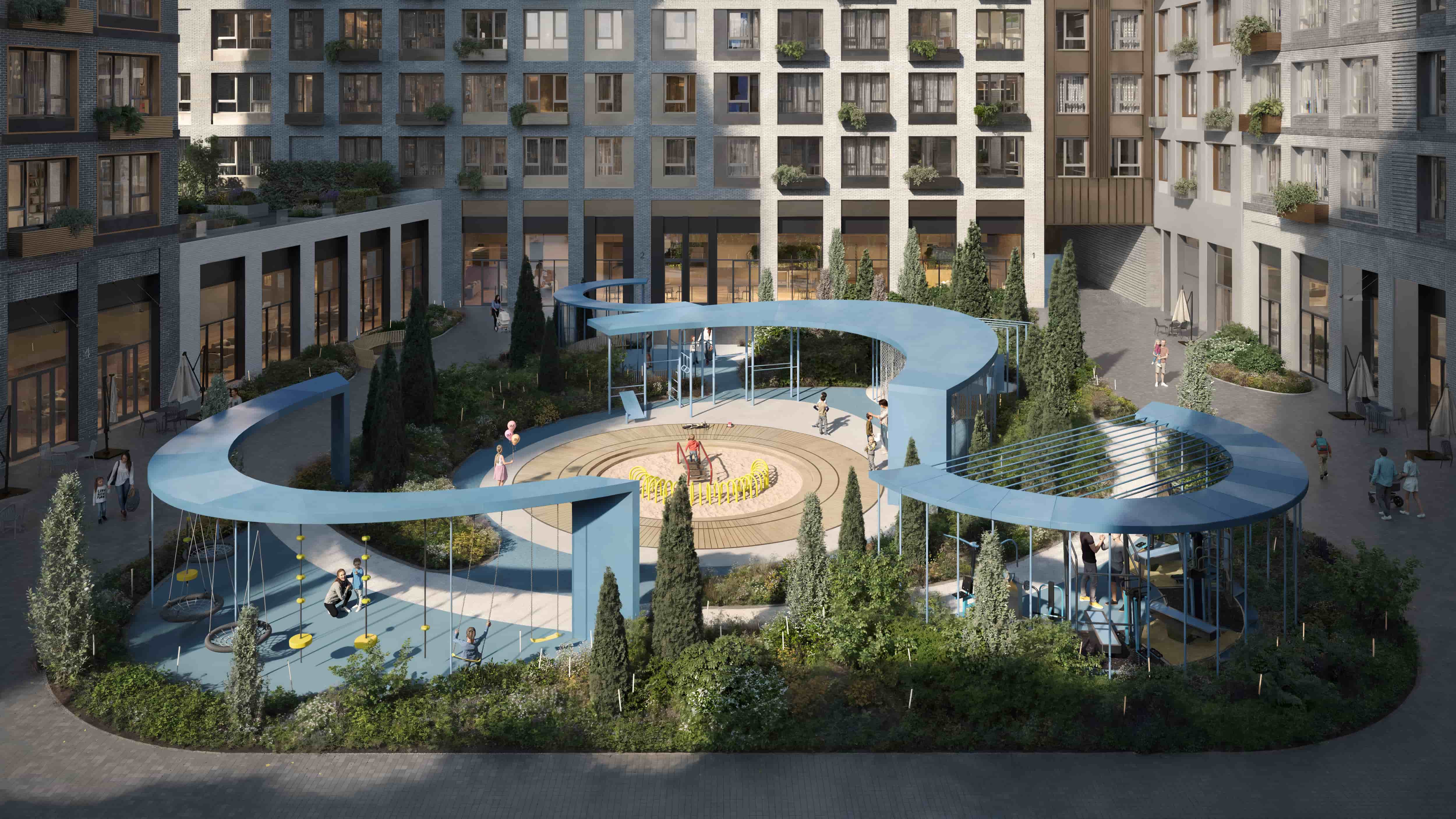 Дом "Волга" благоустройство-2